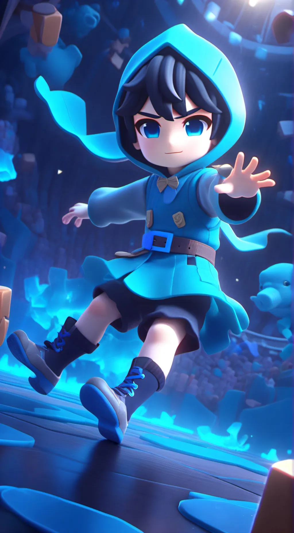 ai character: ninjaxx  background