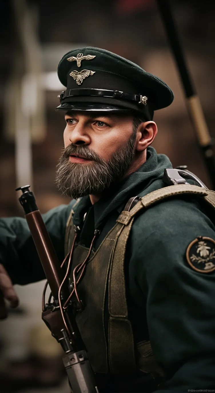 ai character: WW2-Berlin Battle background