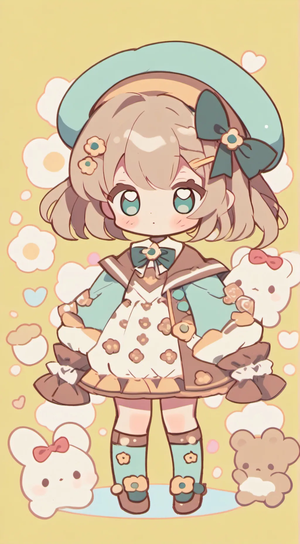 ai character: Bebe de 6 meses background