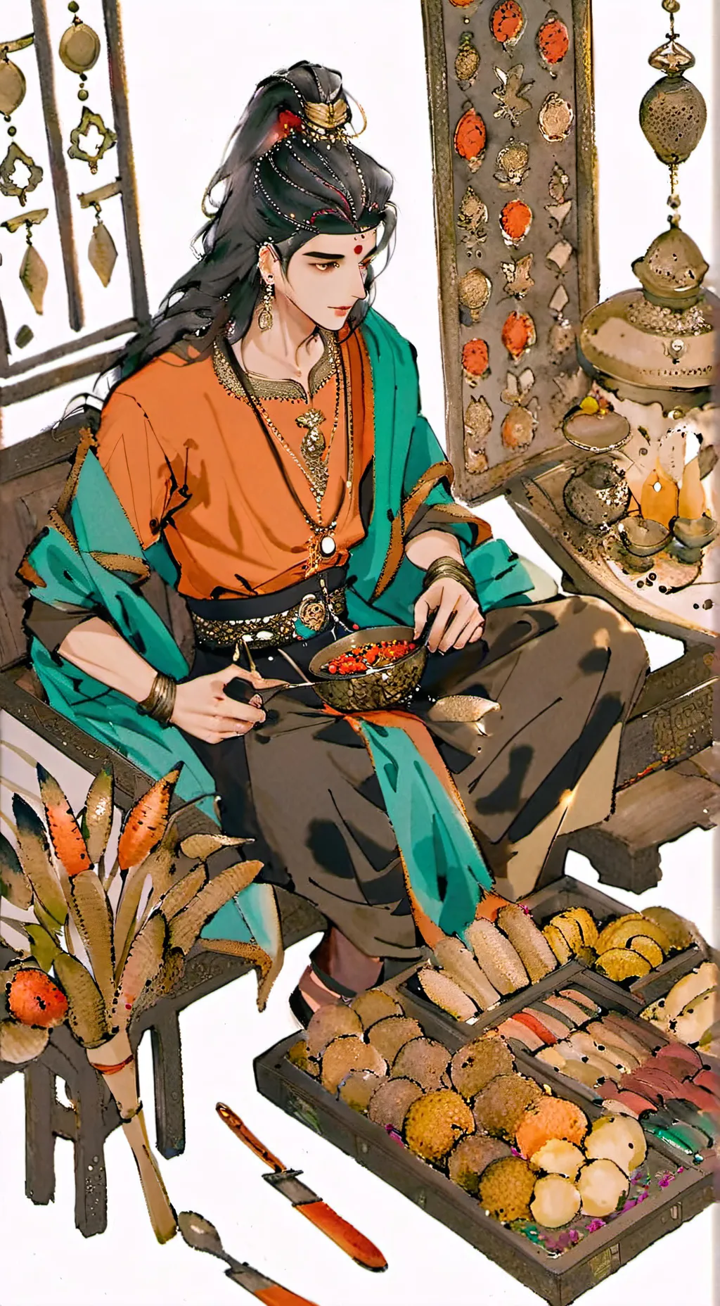 ai character: amir  background