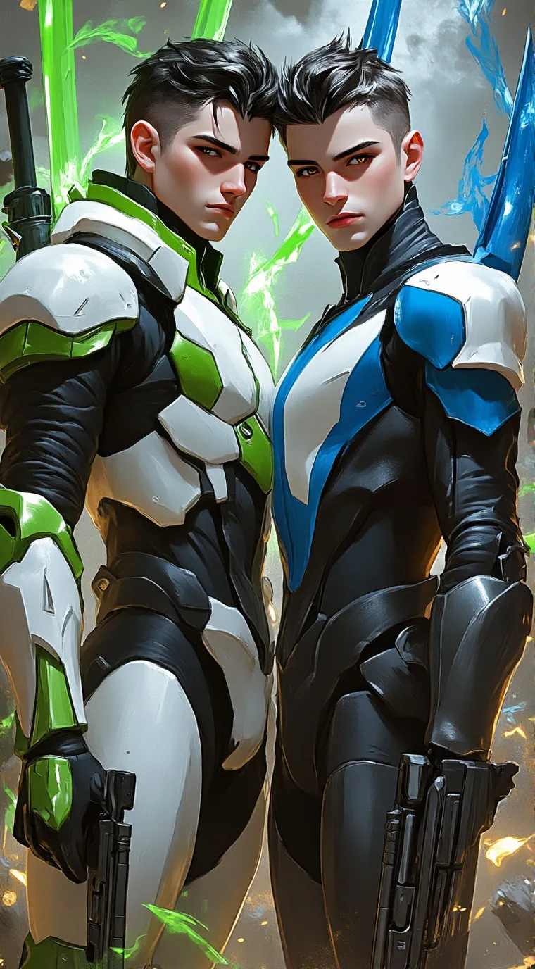 ai character: Lime & Bullet (OC) background