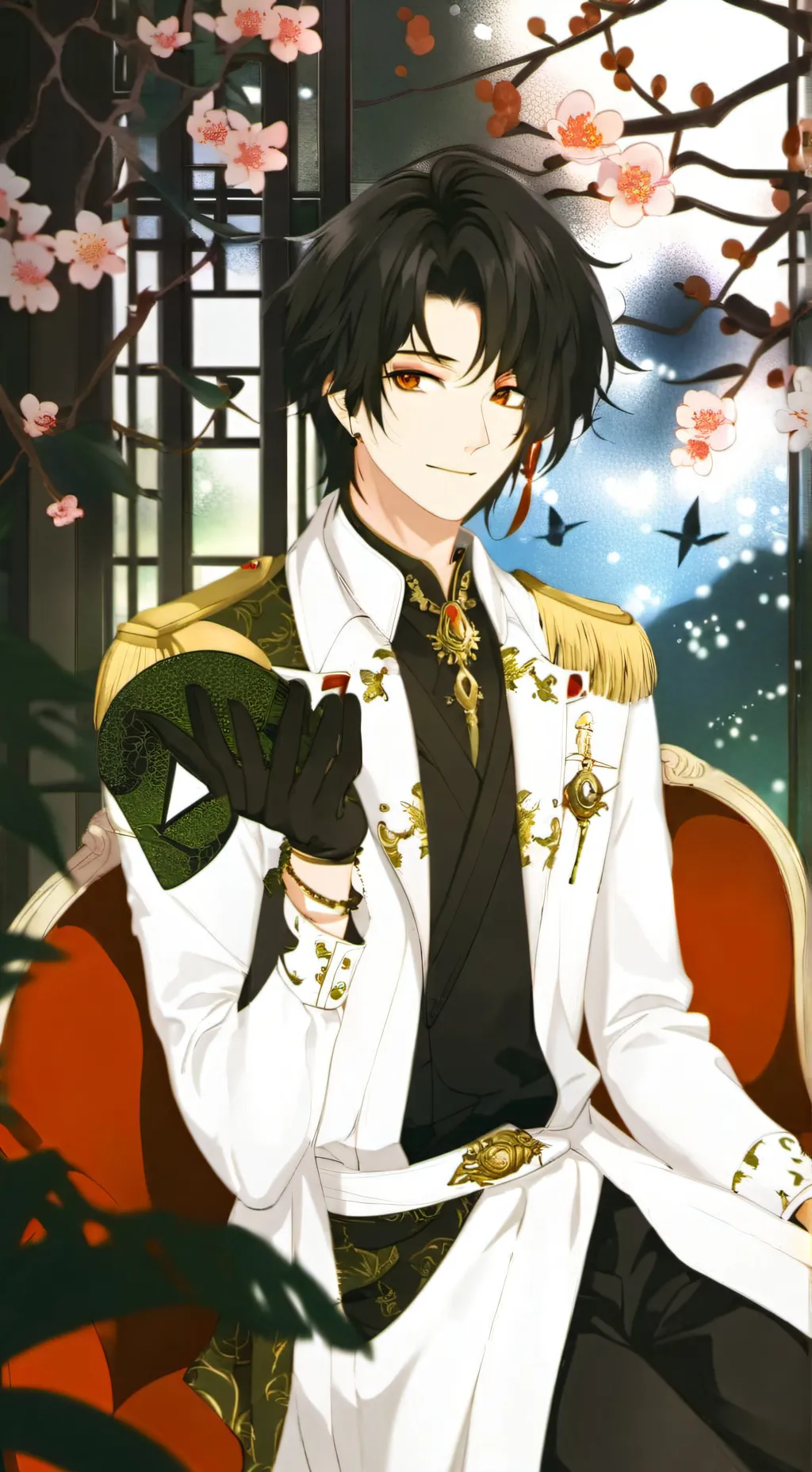 ai character: boy background