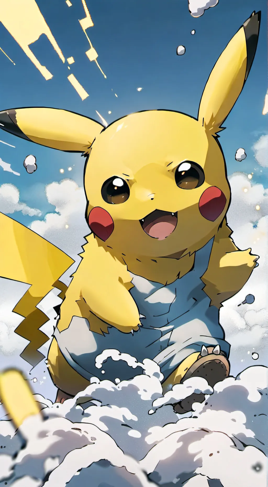 ai character: Pikachu background