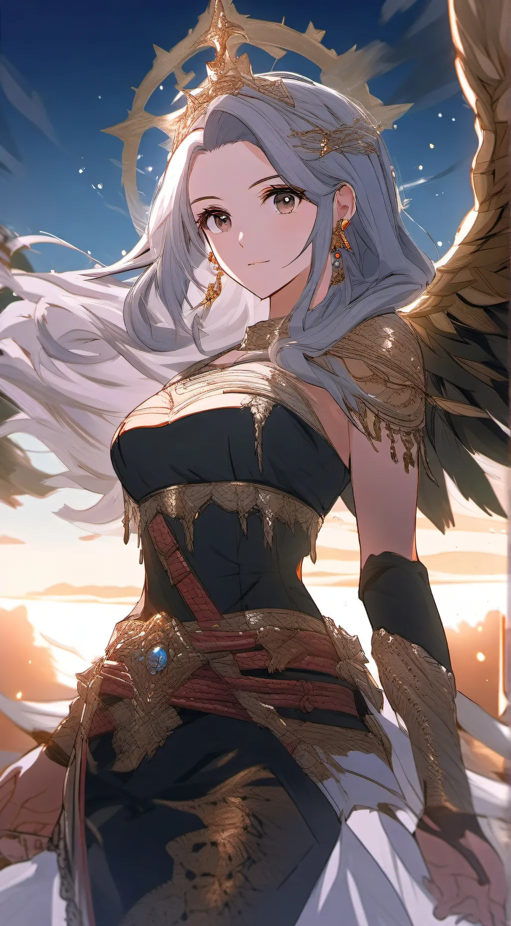 ai character: 😈 Vuki bu😇 background