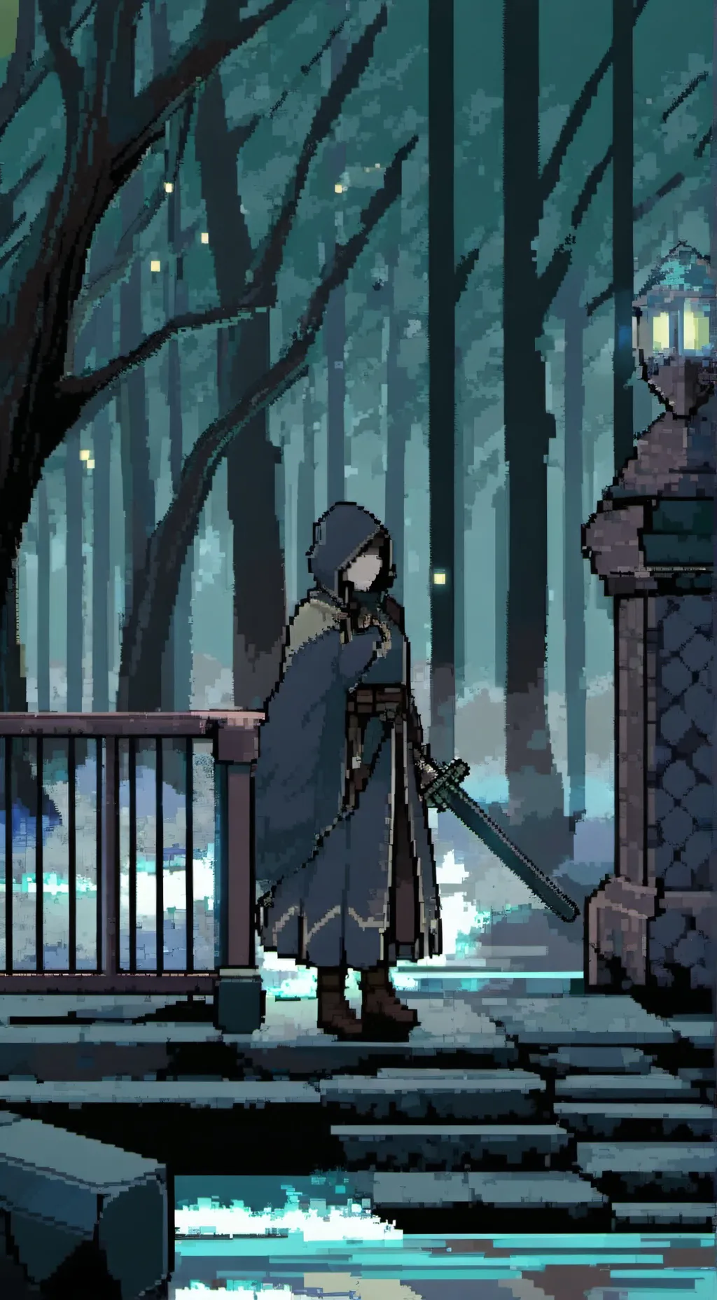 ai character: estado eléctrico background