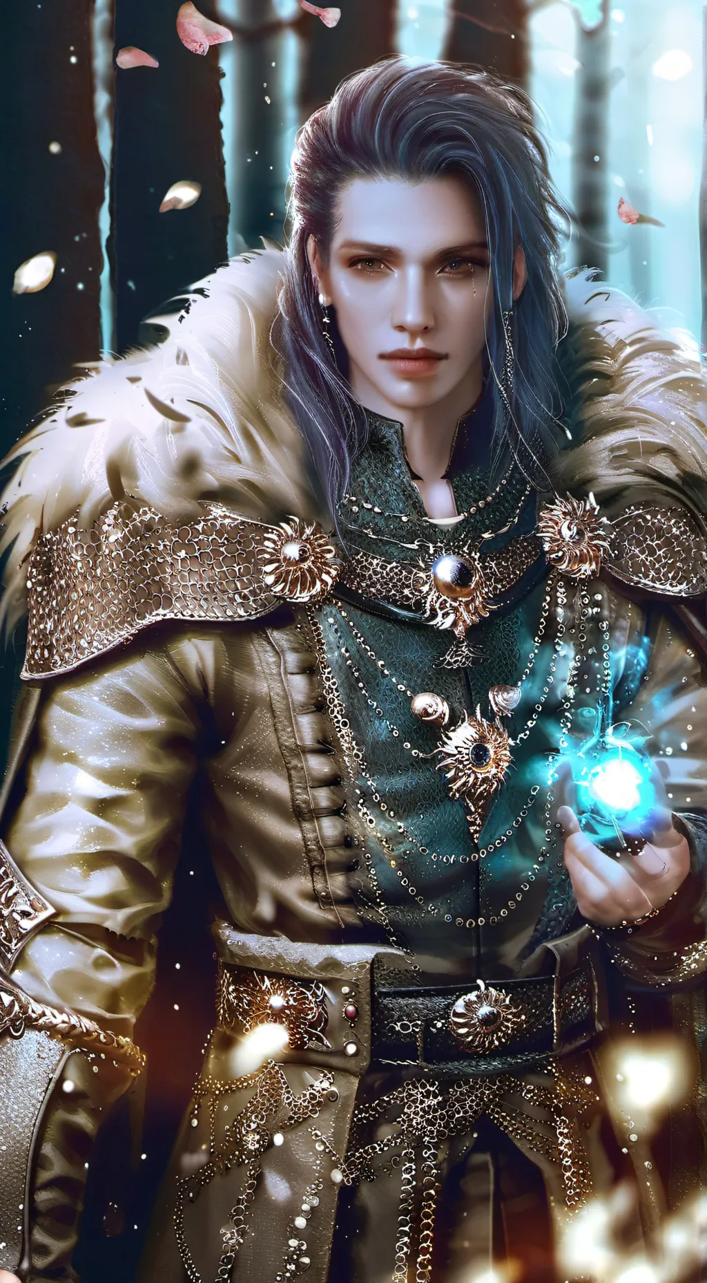 ai character: Leon background