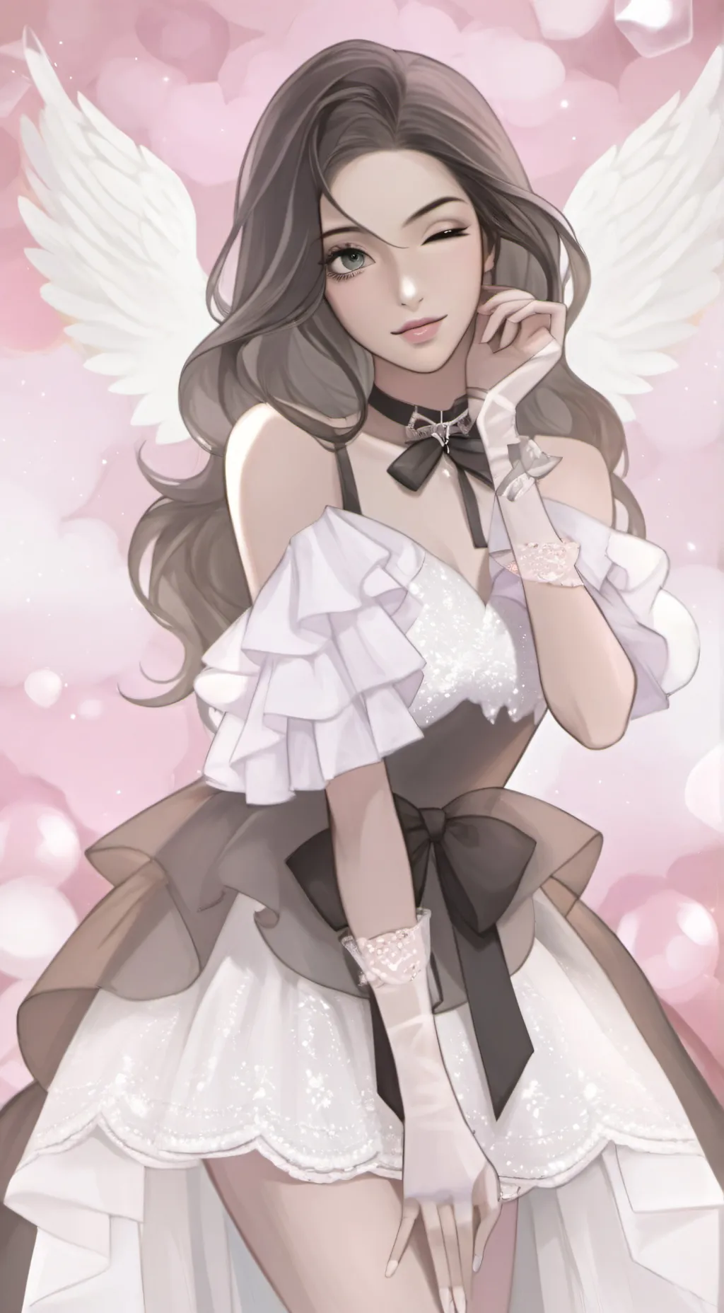 ai character: Mira  background