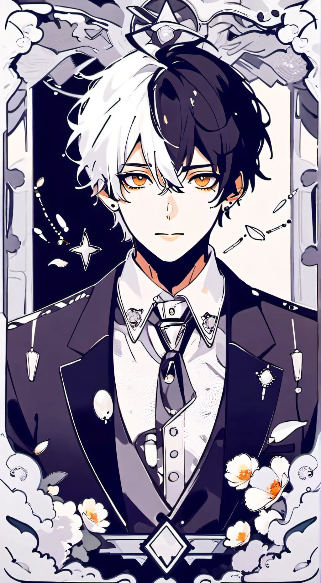 ai character: Aaron  background