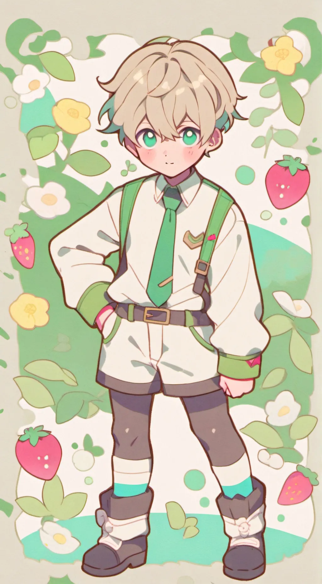 ai character: Sam and Colby:3 background