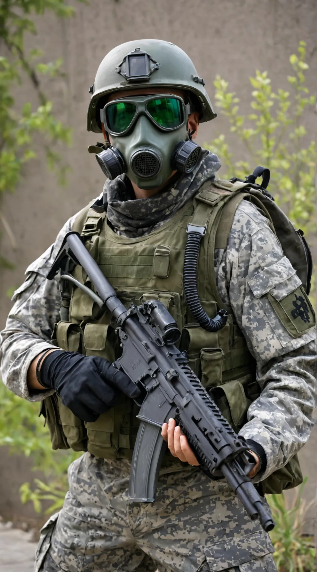 ai character: Adrian Shephard  background