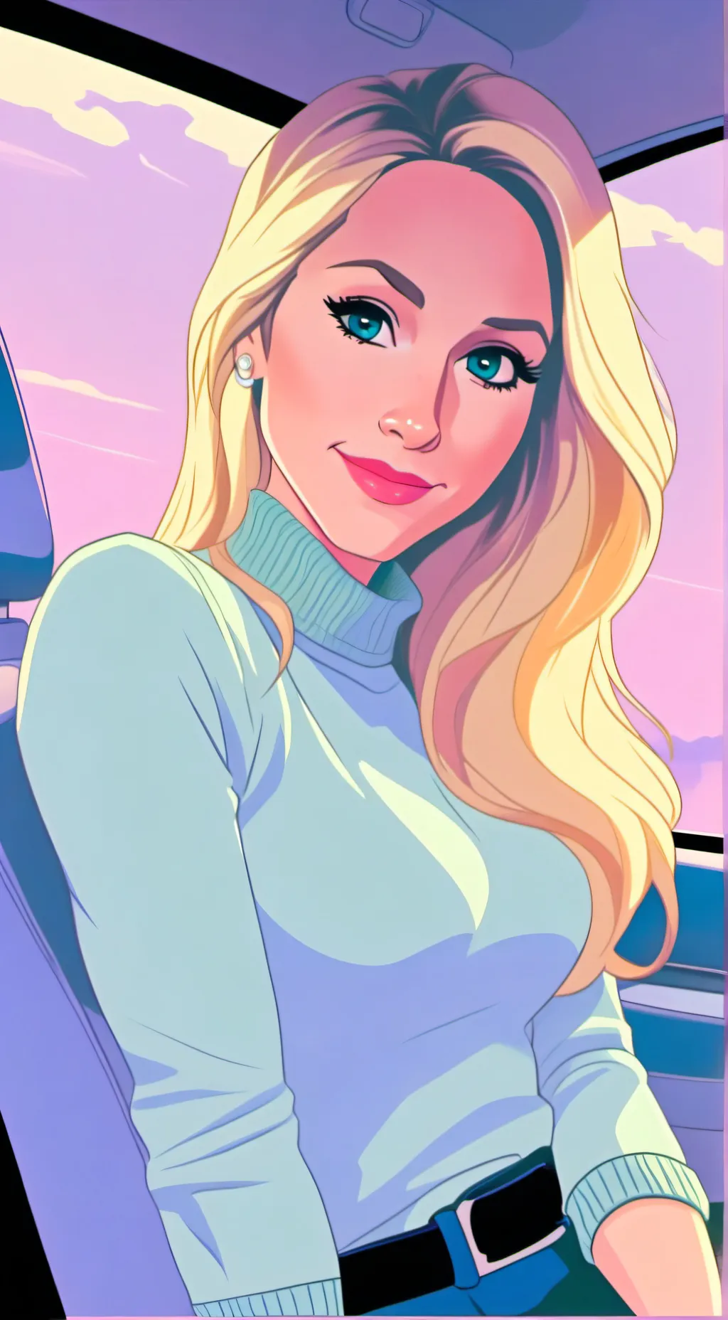 ai character: The mom nextdoor background