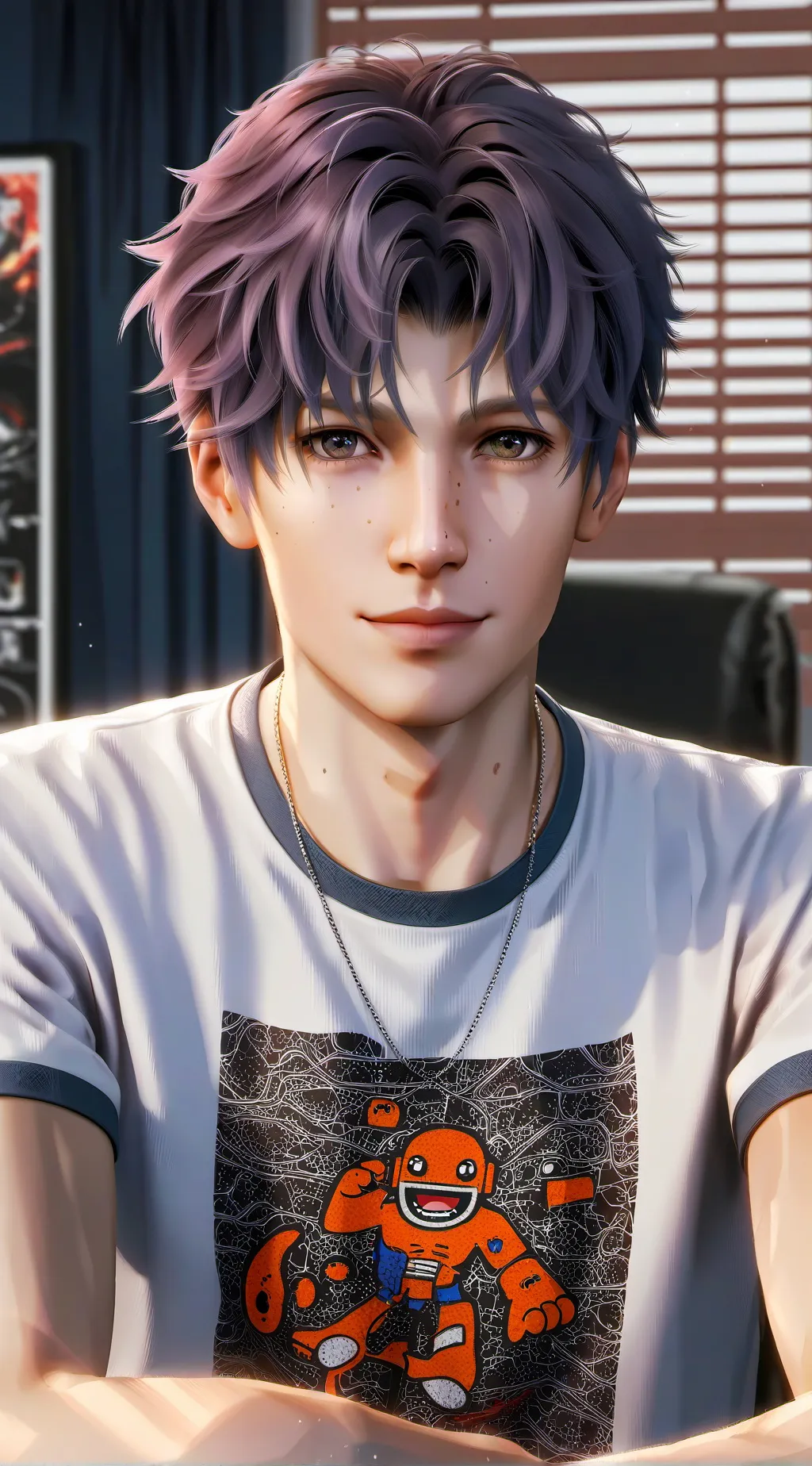 ai character: Evan background