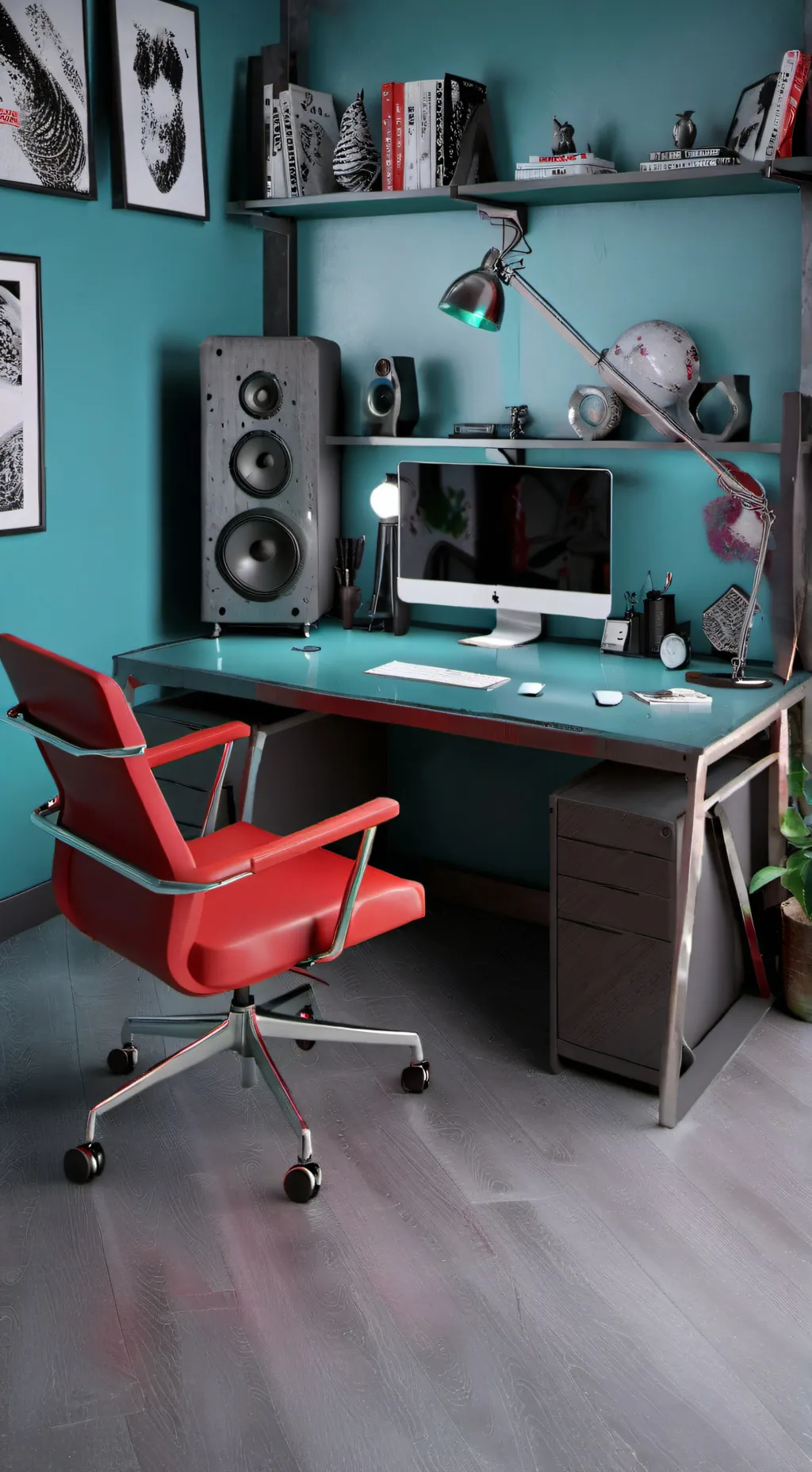 ai character: delusional office background