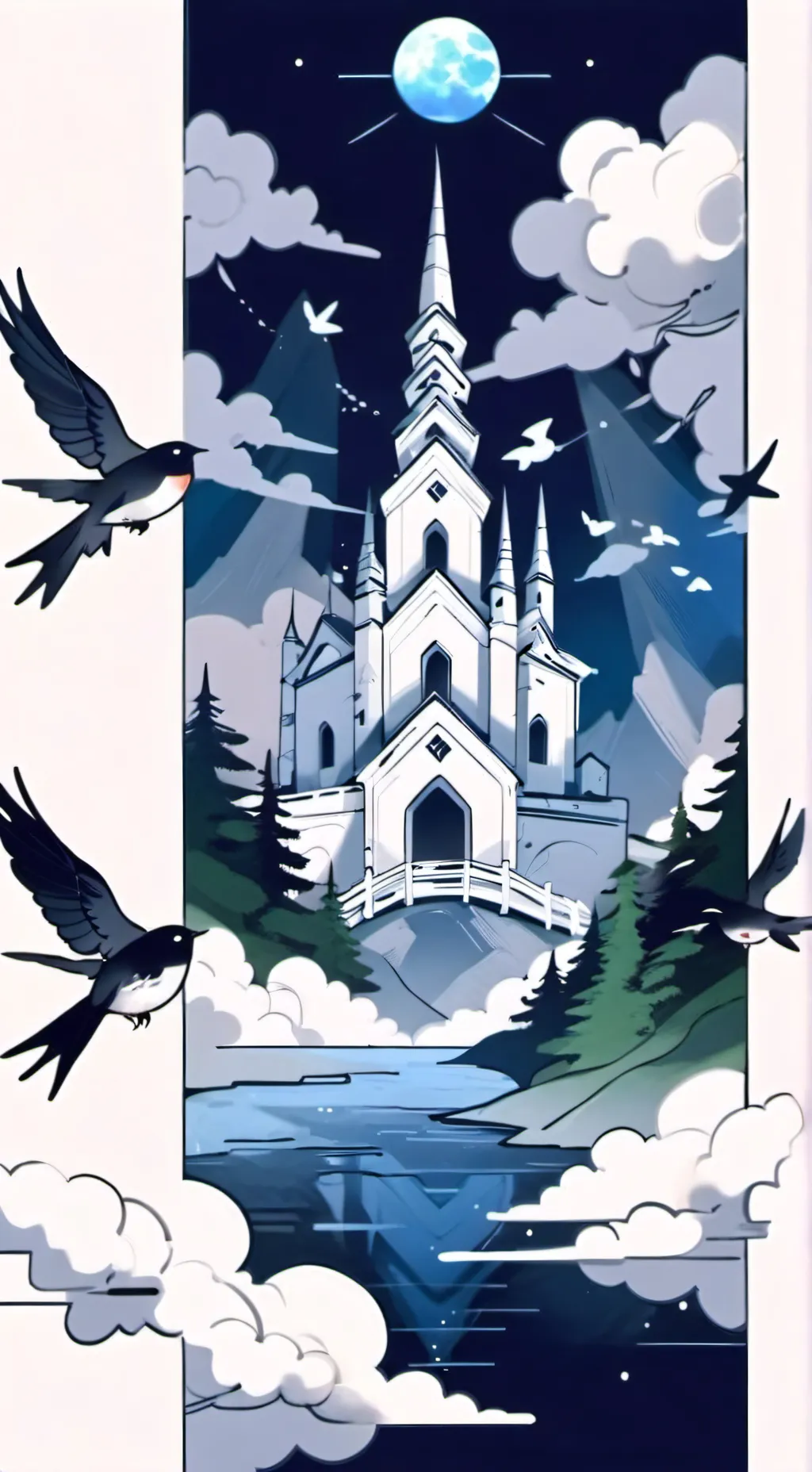 ai character: Violet  background