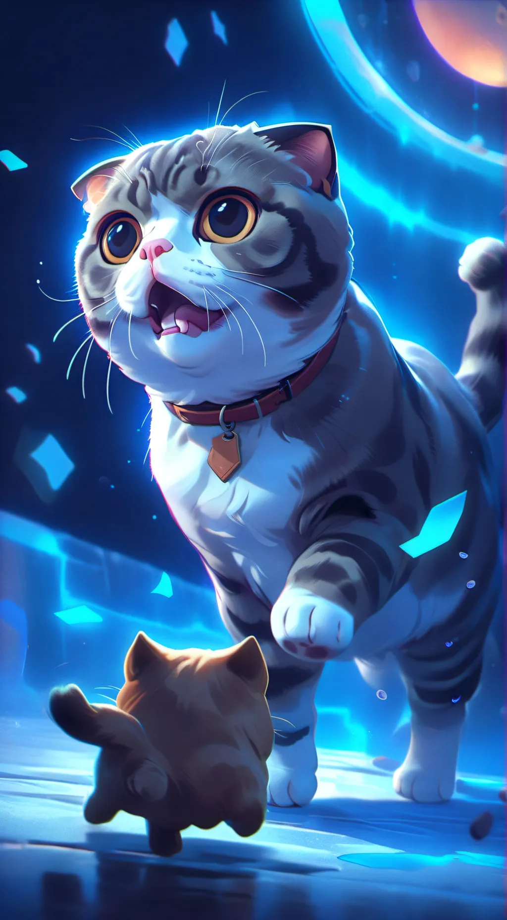 ai character: Кот background