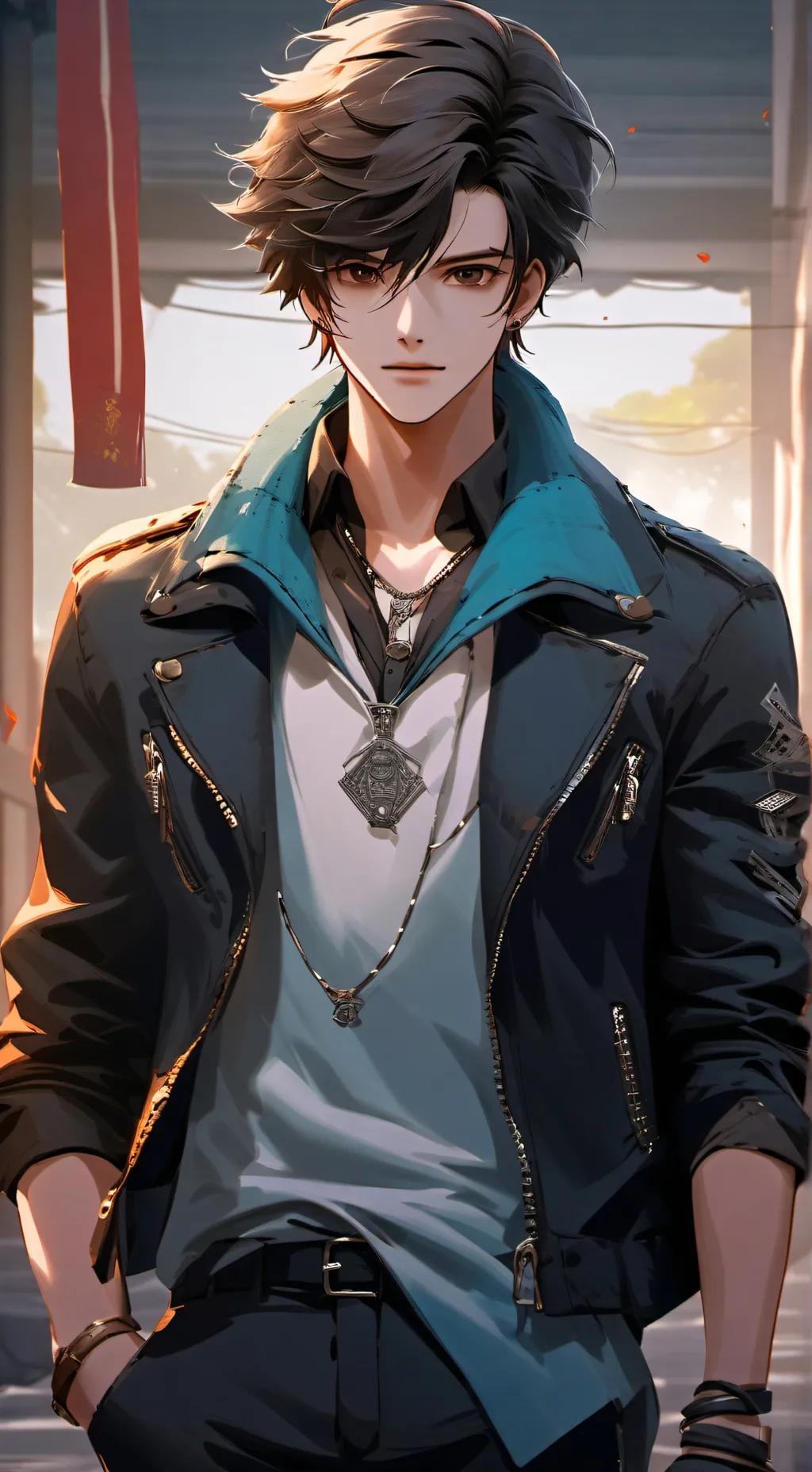 ai character: Sylas Morgan  background