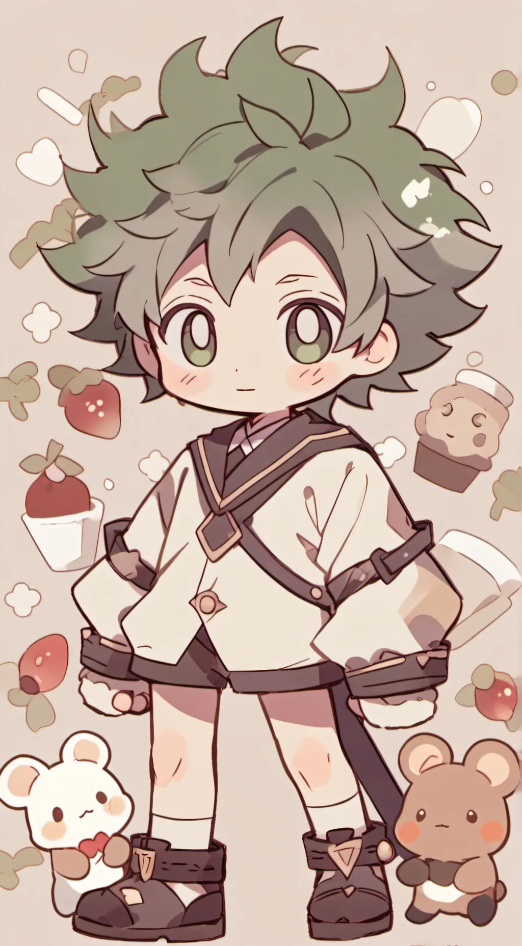 ai character: mha party.... background