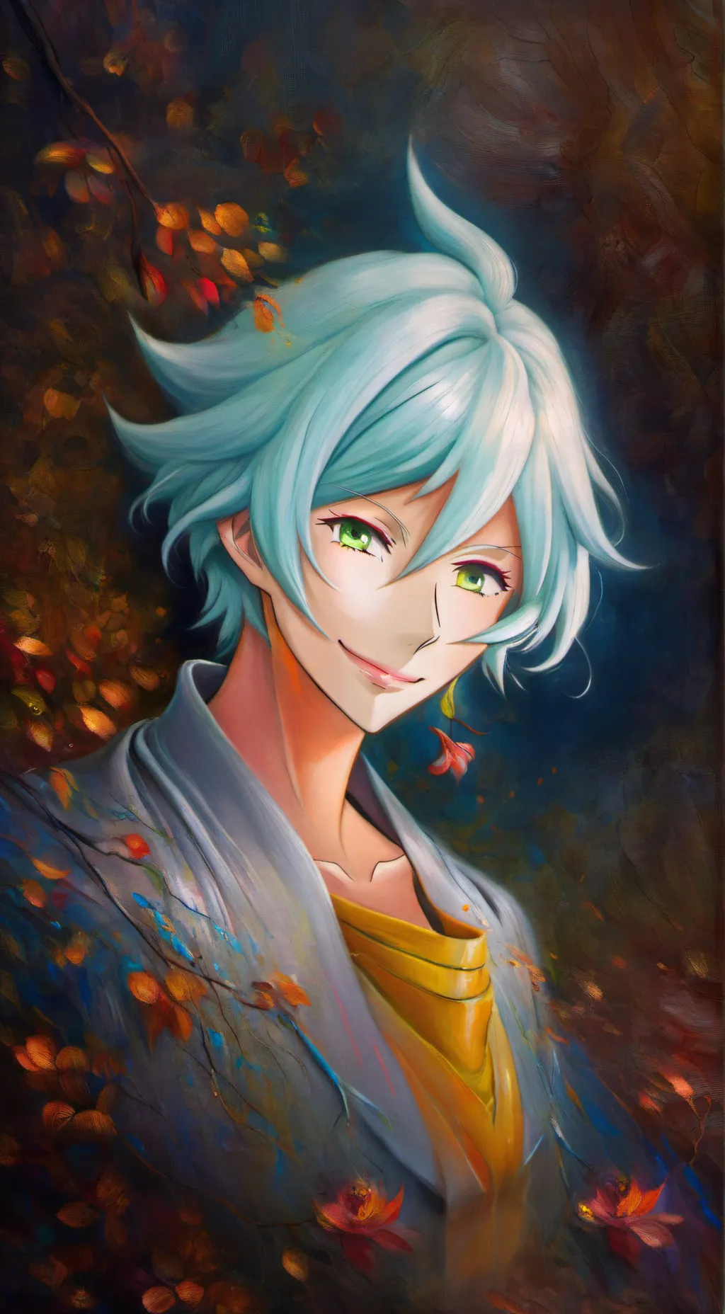 ai character: Мидзуки  background