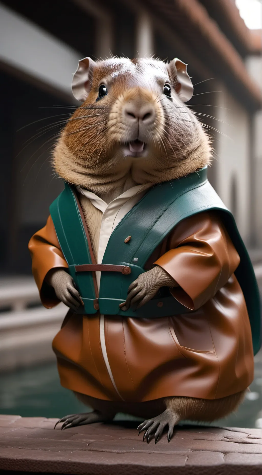 ai character: ~🌠⚡CAPIBARA STRANO background