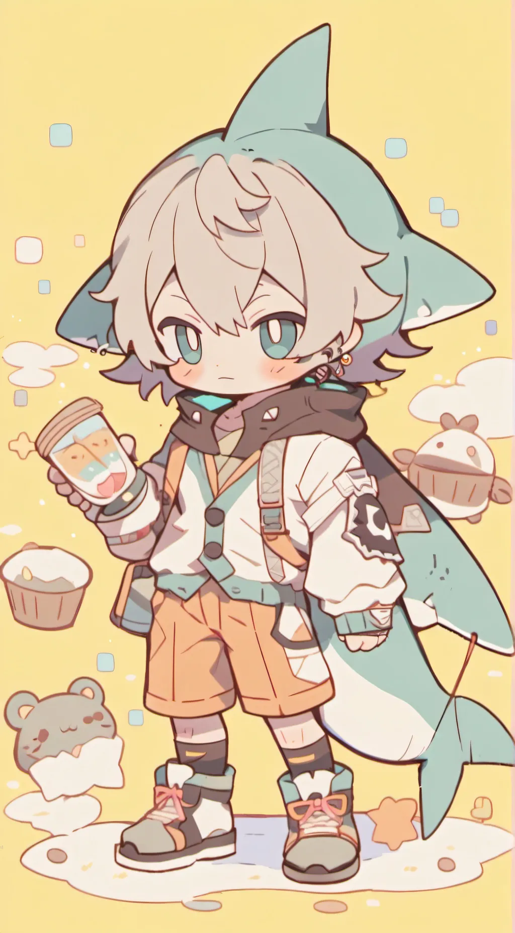 ai character: sharp  background