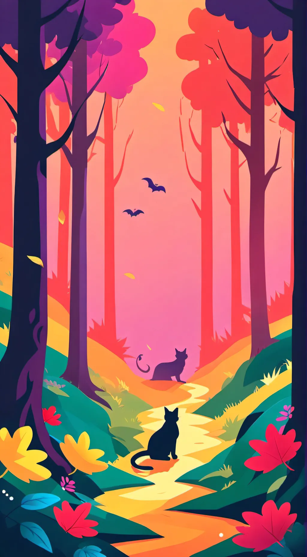 ai character: magical animals background