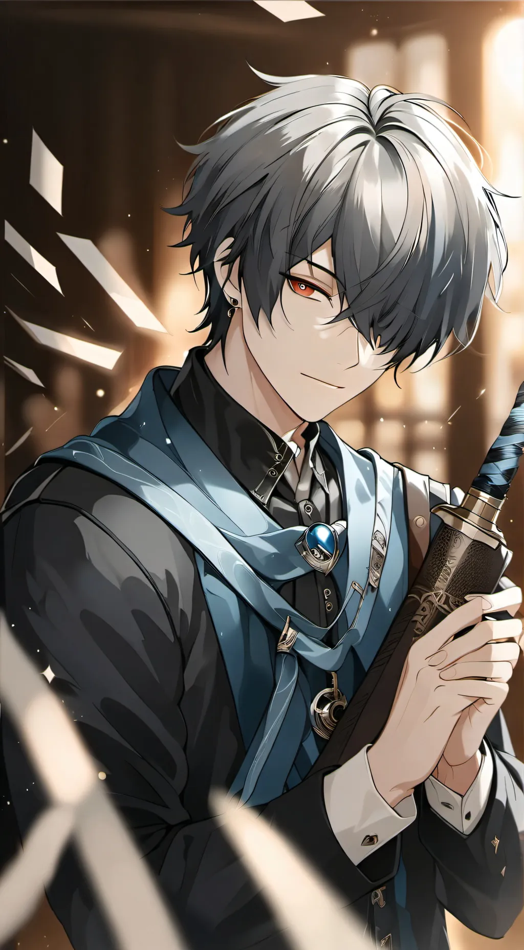 ai character: beku bakugo shoto background