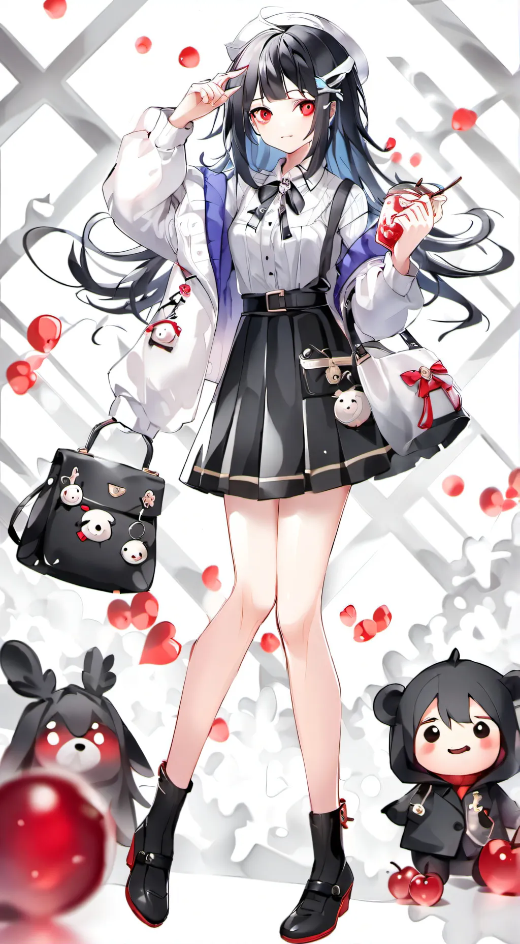 ai character: dandy and astro background