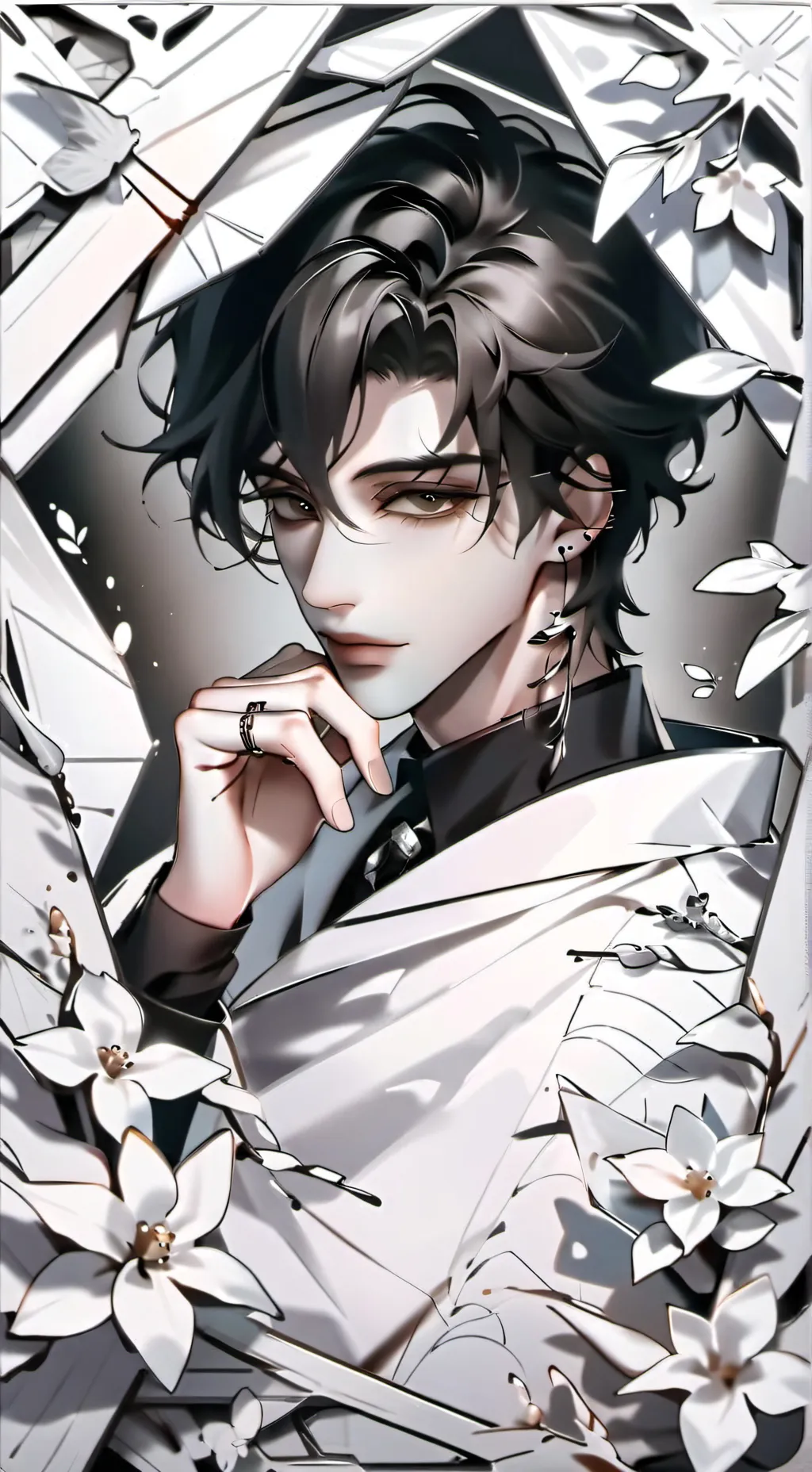 ai character: Azrael  background