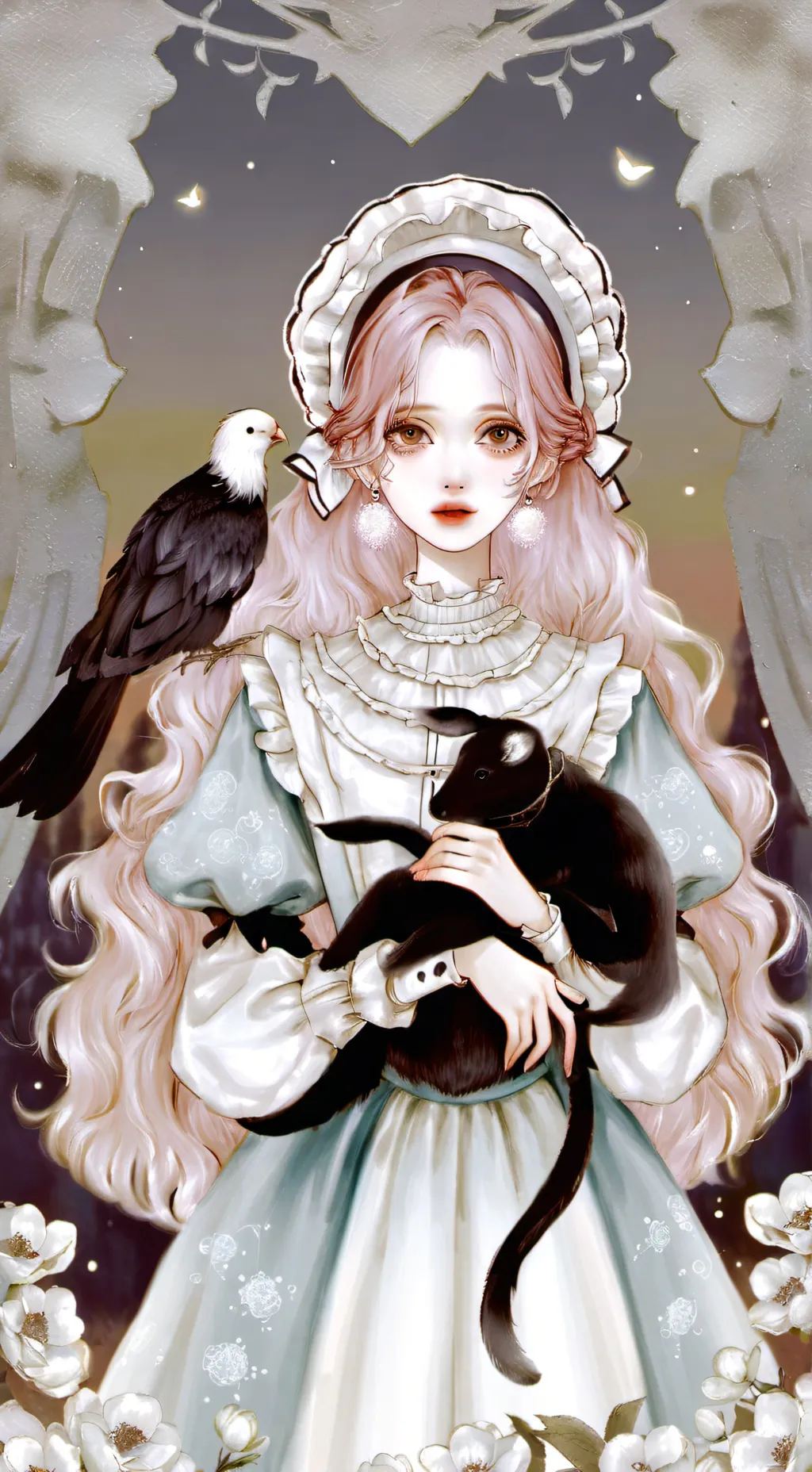 ai character: Hanako background