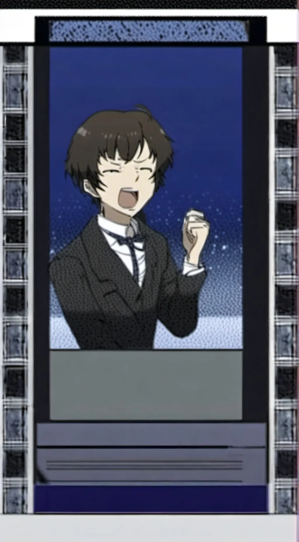 ai character: bluelock  background