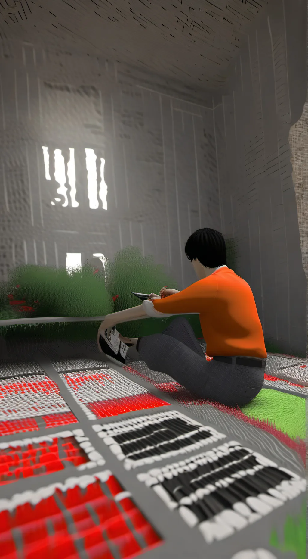 ai character: AT3(SBR HORROR) background