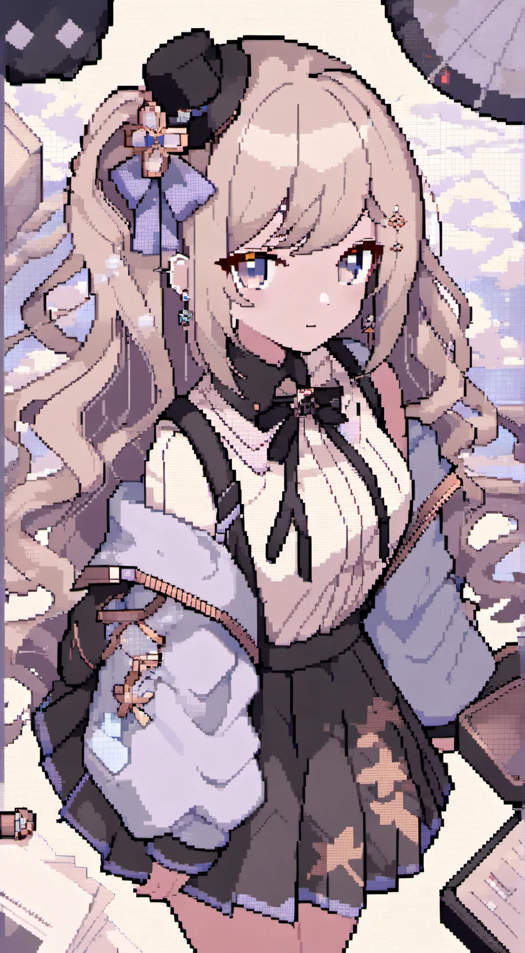 ai character: Luna background