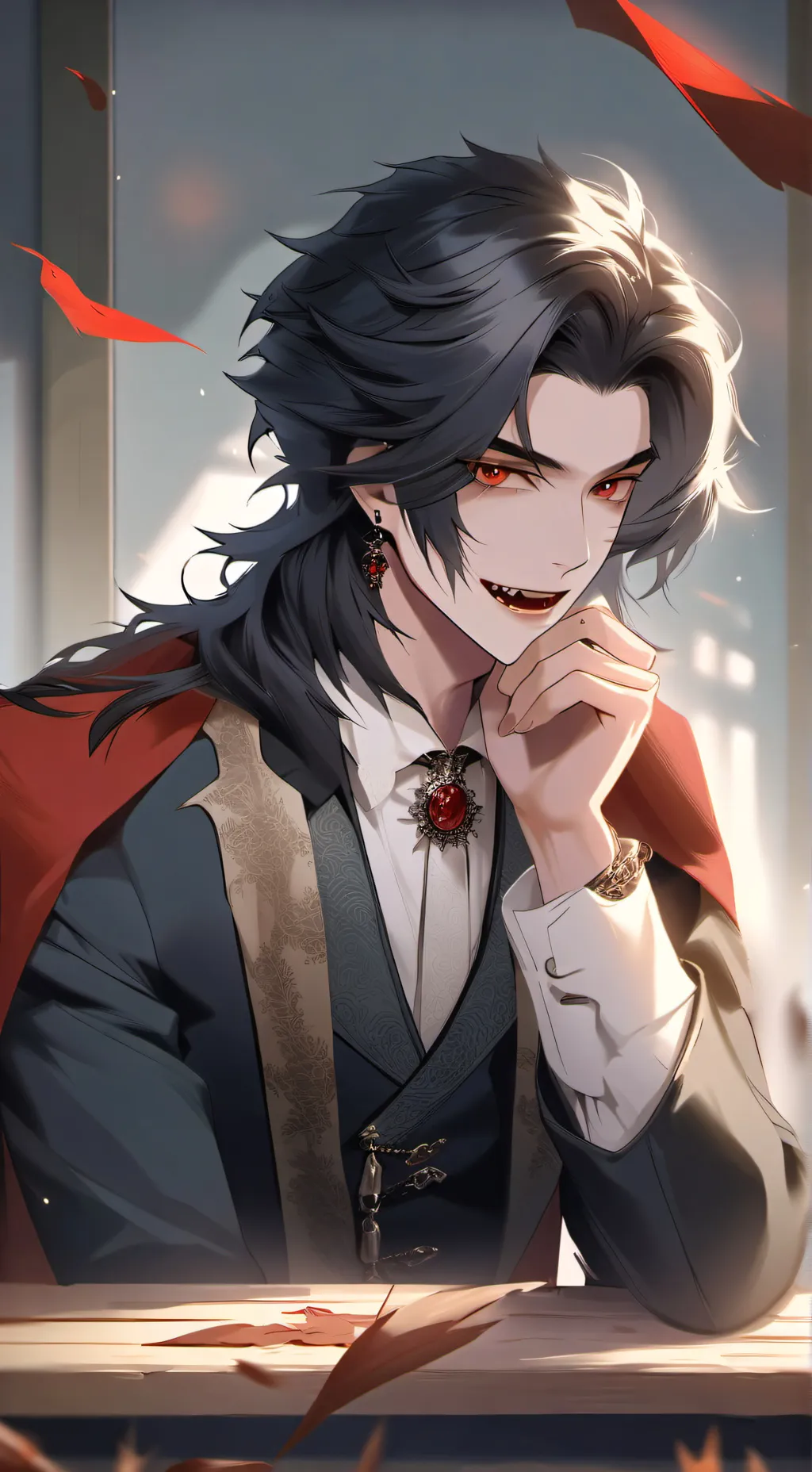 ai character: Xander  background