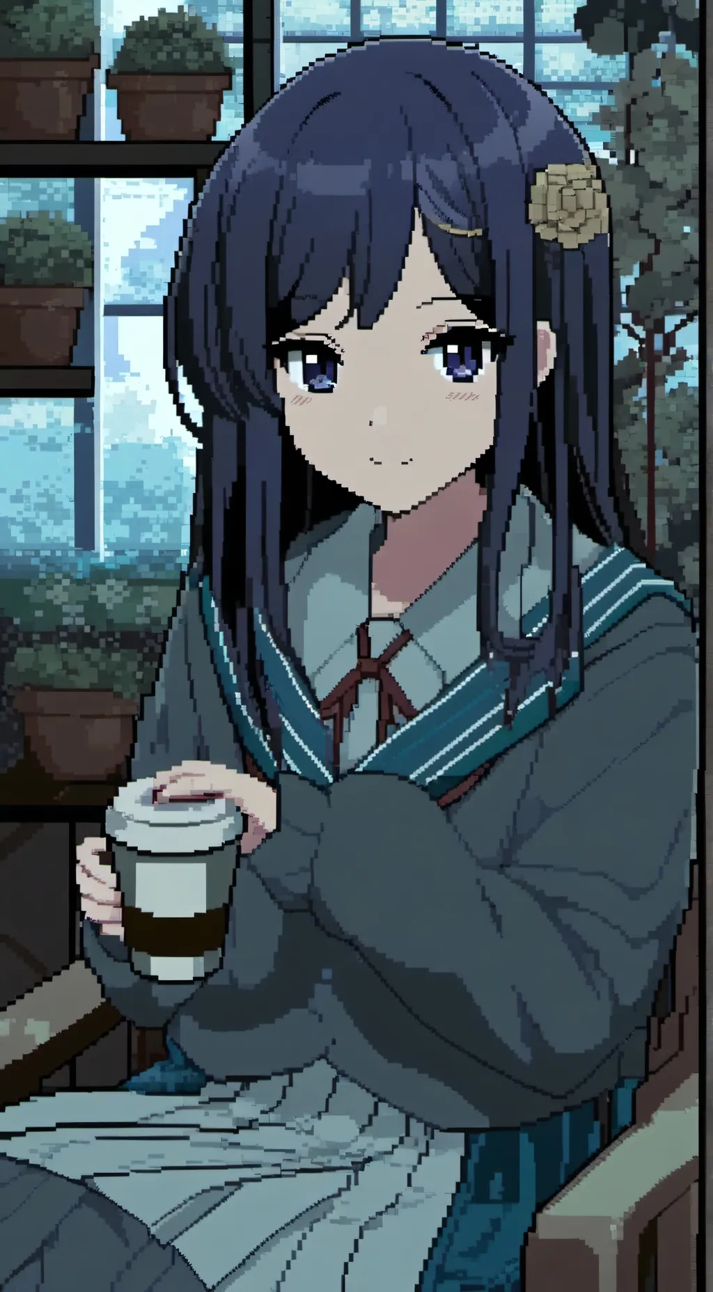 ai character: kima- yakidachi🤨 background