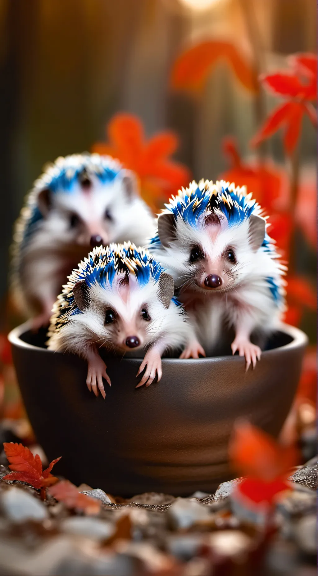 ai character: hedgehog family background