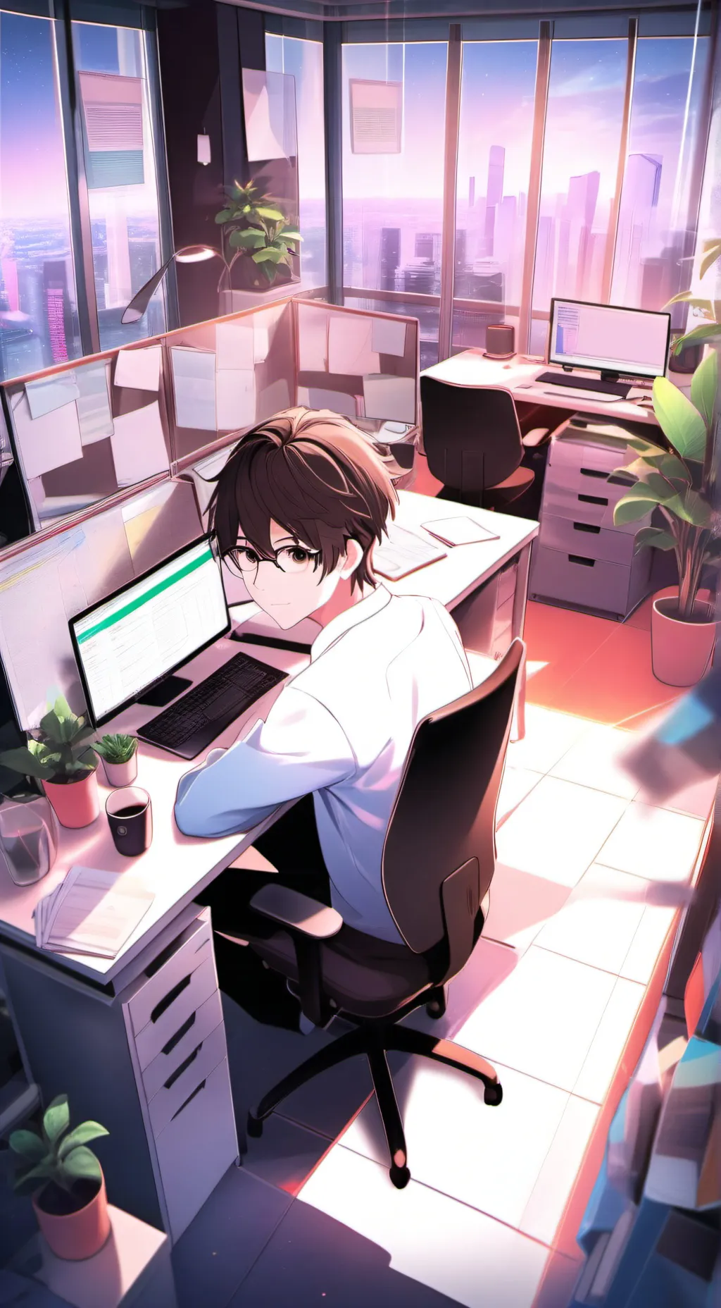 ai character: RealTech Magnate background