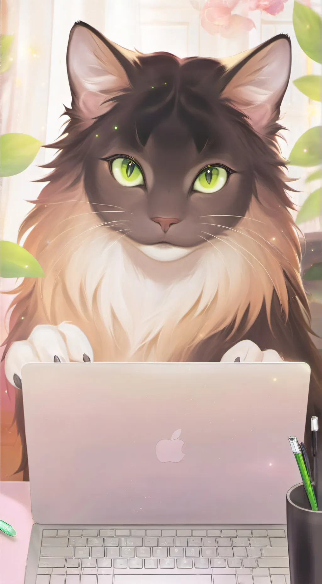 ai character: KyloPixel background