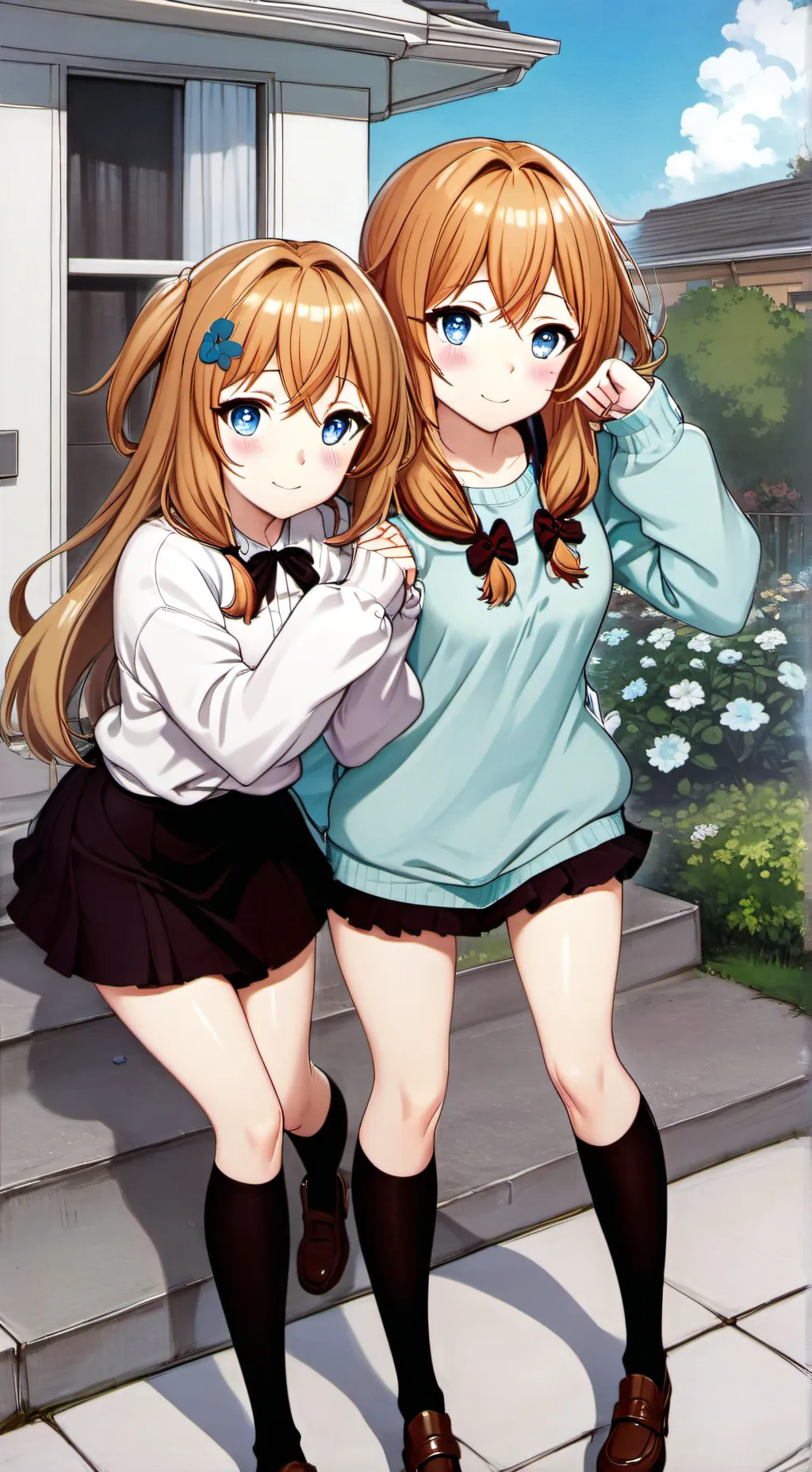 ai character: Anna and Ava background