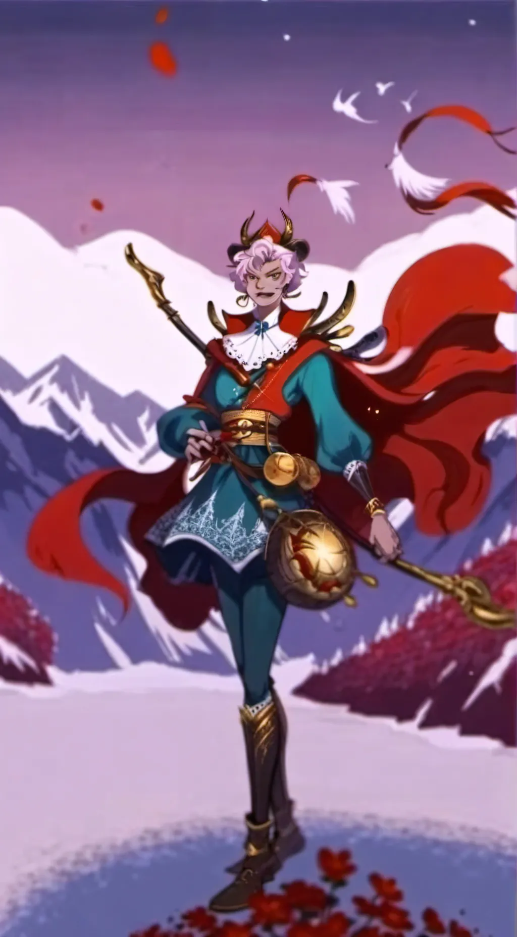 ai character: Technoblade  background