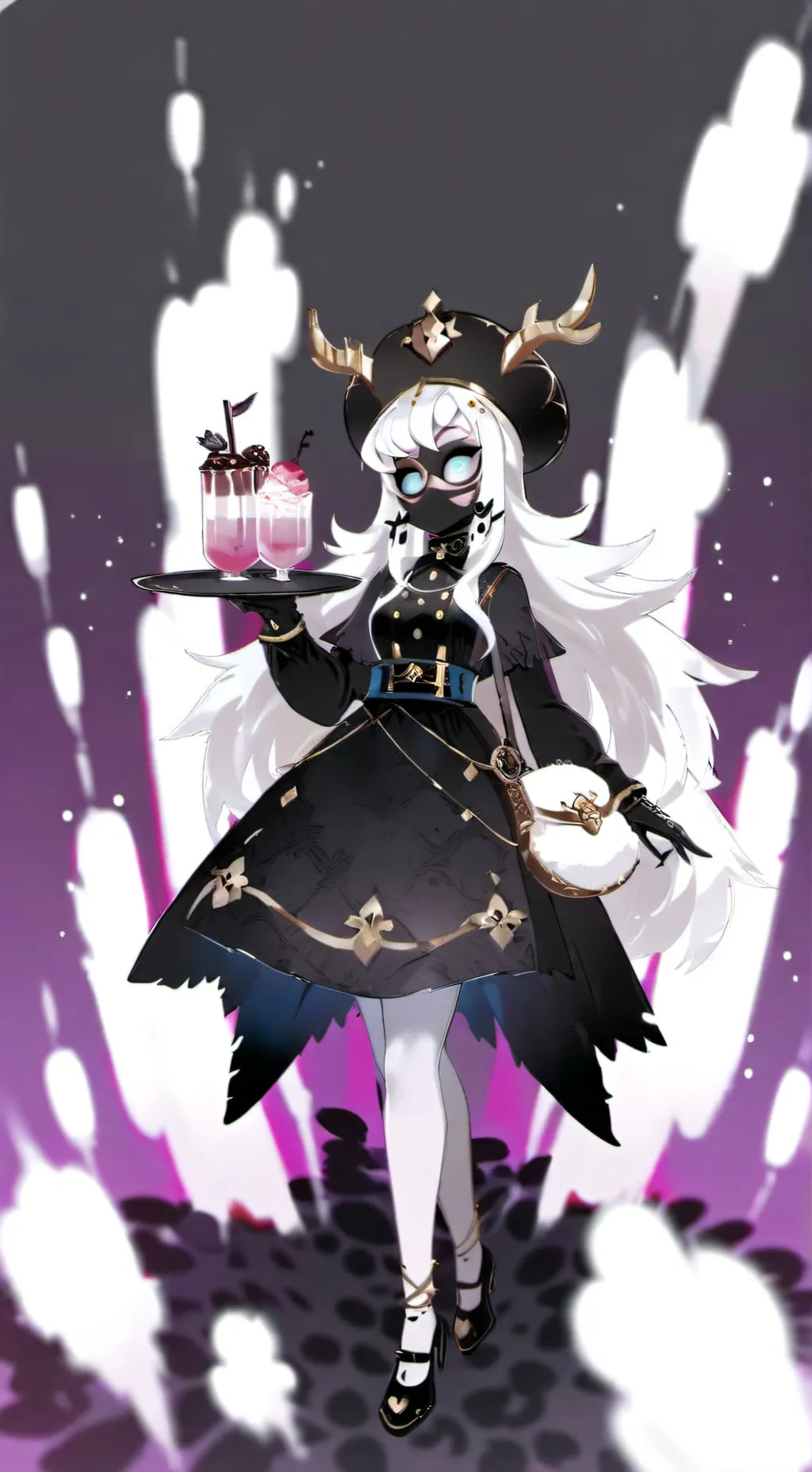 ai character: SHADOW MILK COOKIE background