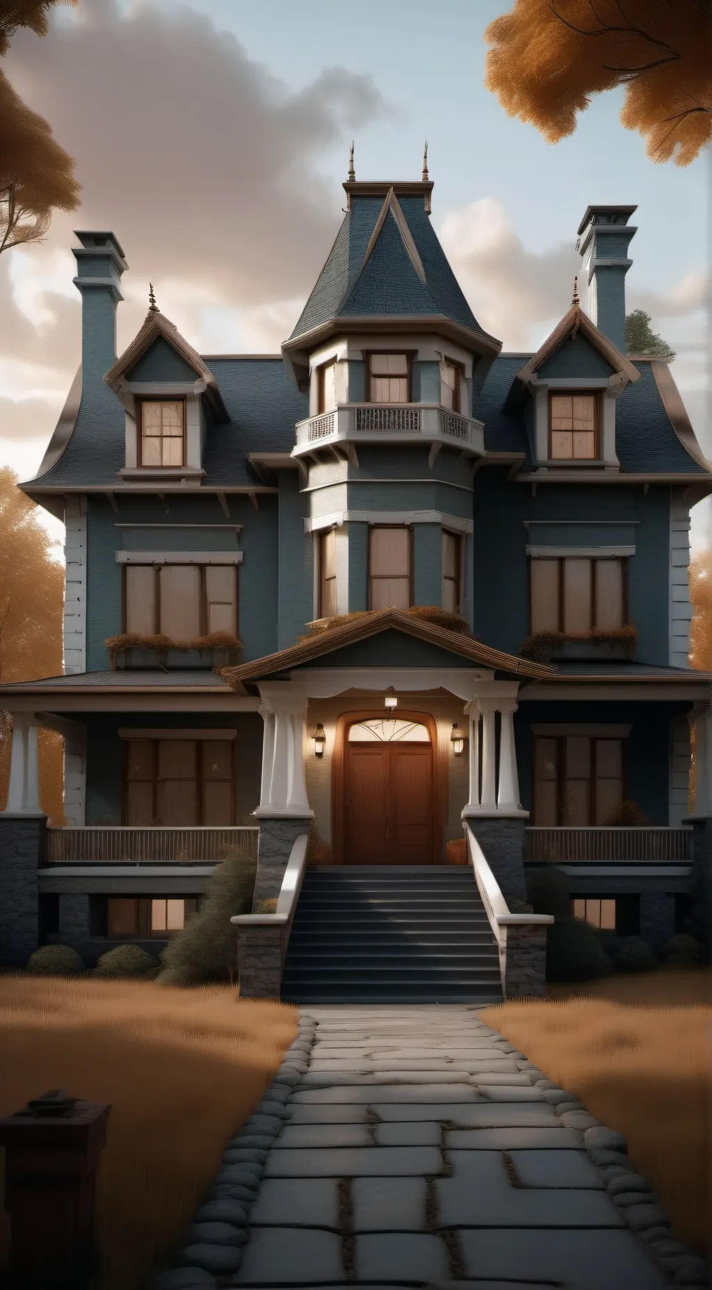 ai character: The Russ Family  background