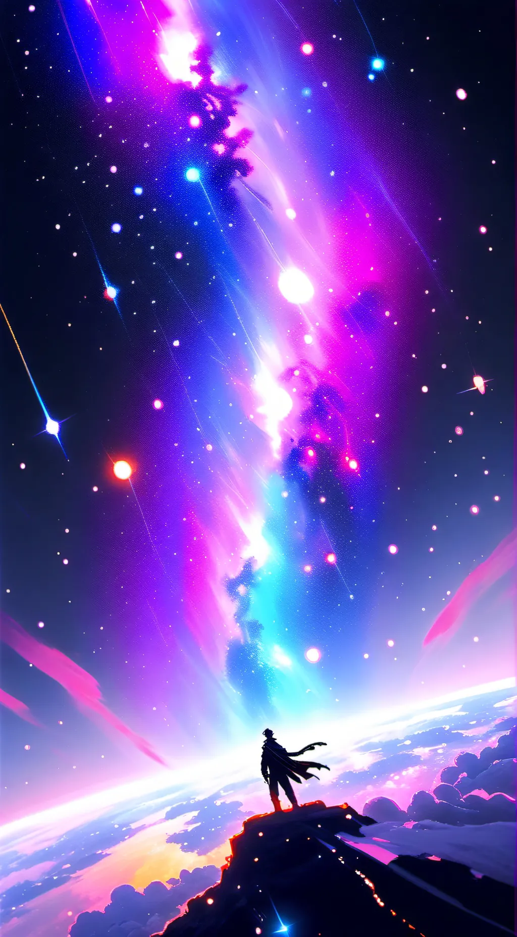 ai character: sun and moon oc dw background