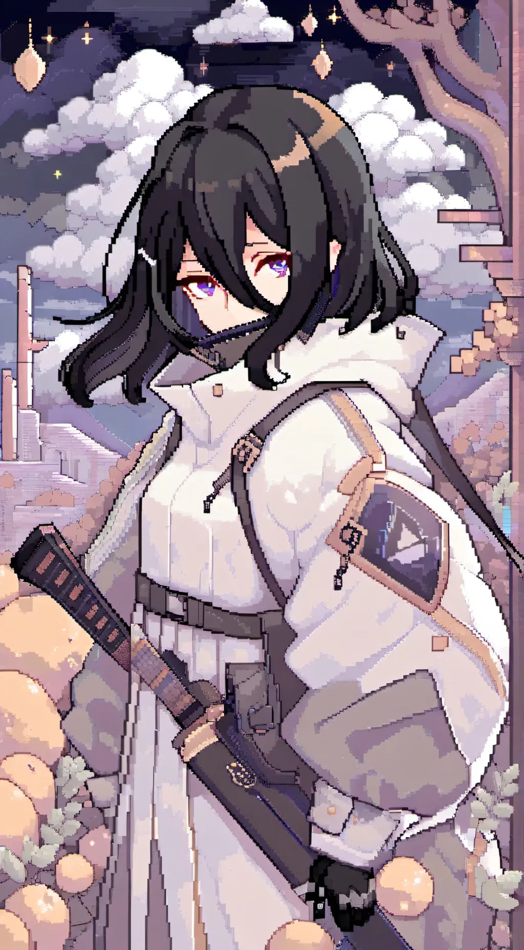 ai character: iguro obanai  background