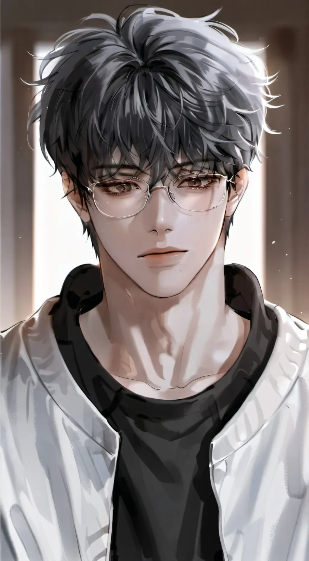 ai character: .✮:▹𝓔𝓿𝓪𝓷◃:✮. background