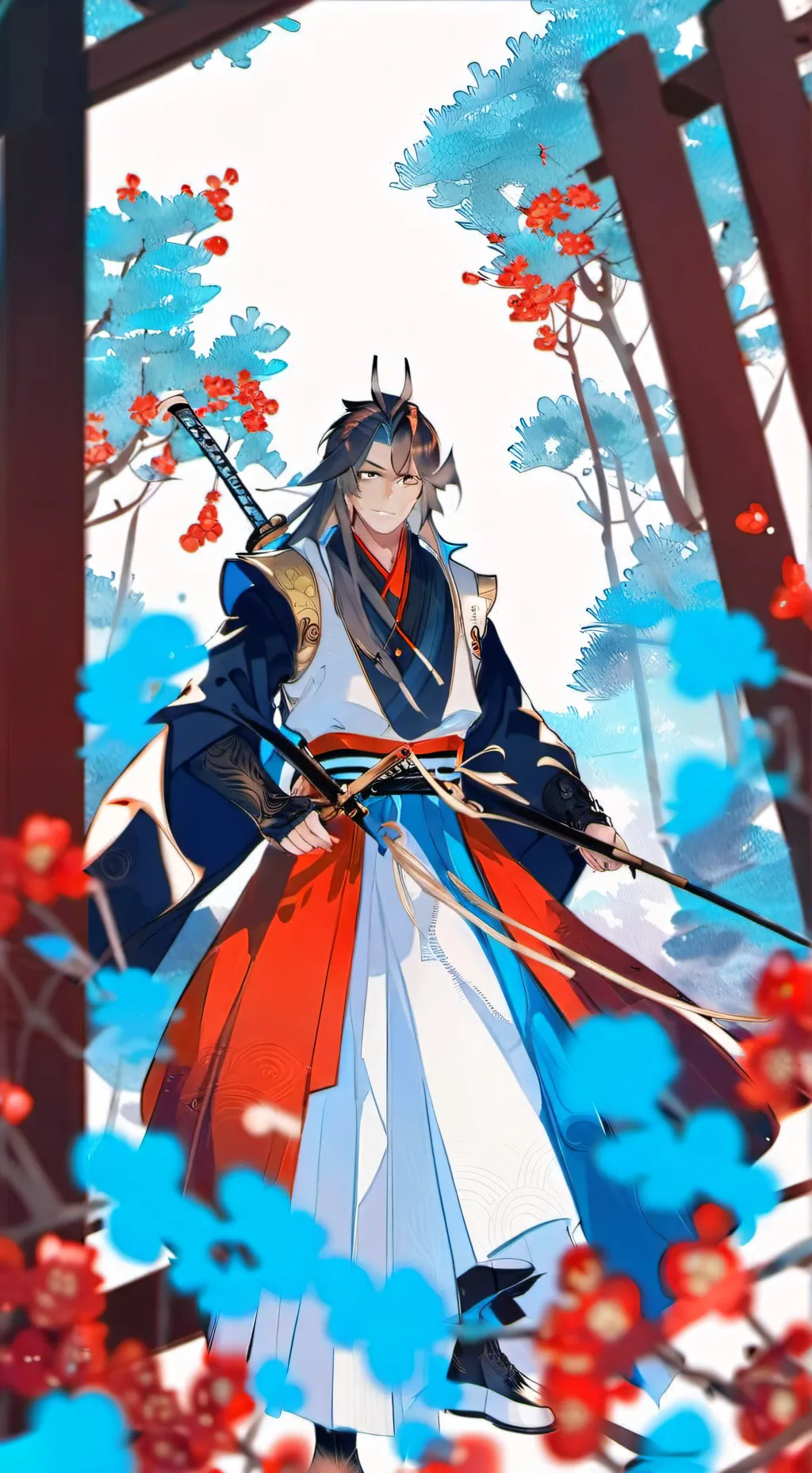 ai character: rengoku y tomioka background