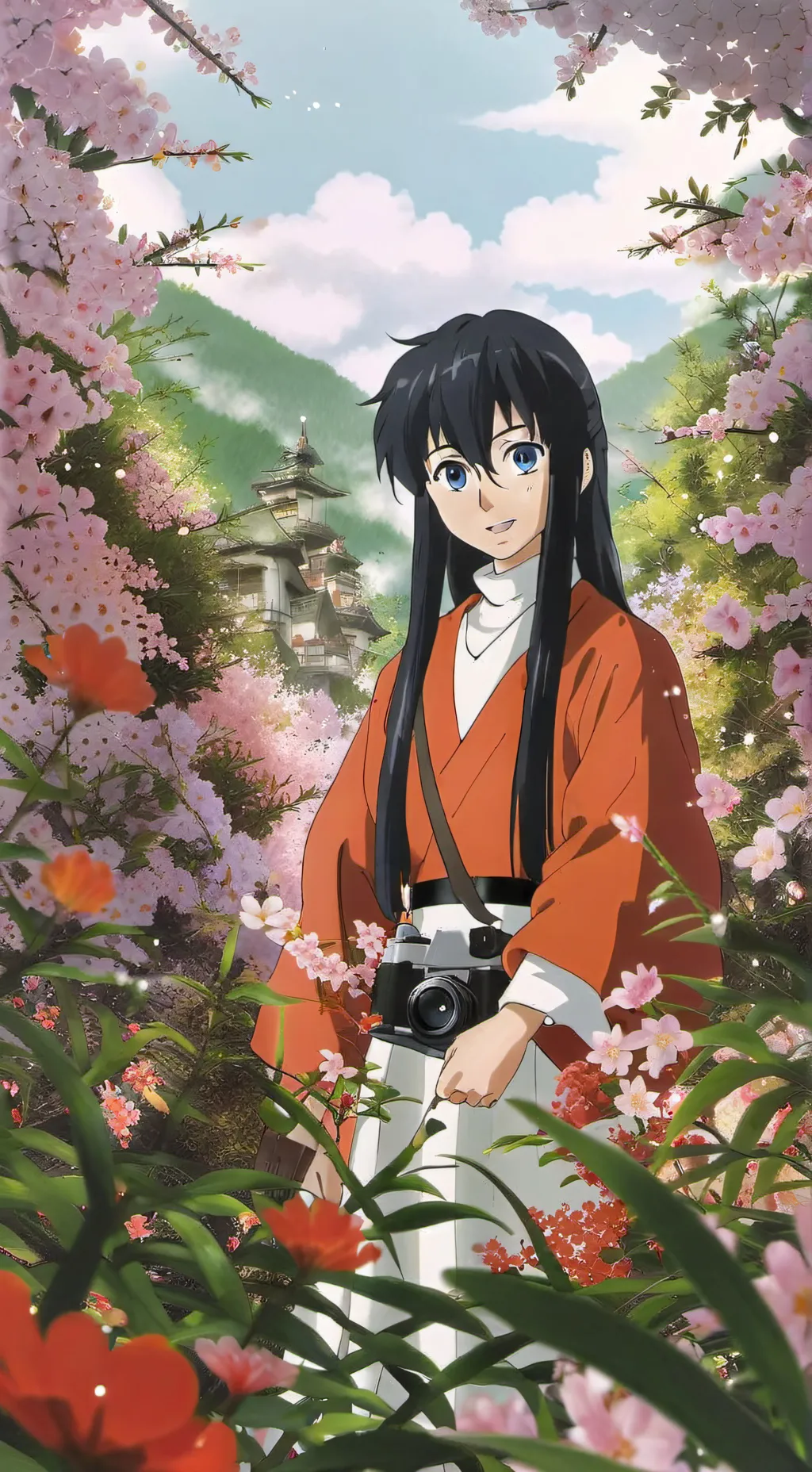 ai character: muichiro tokito background