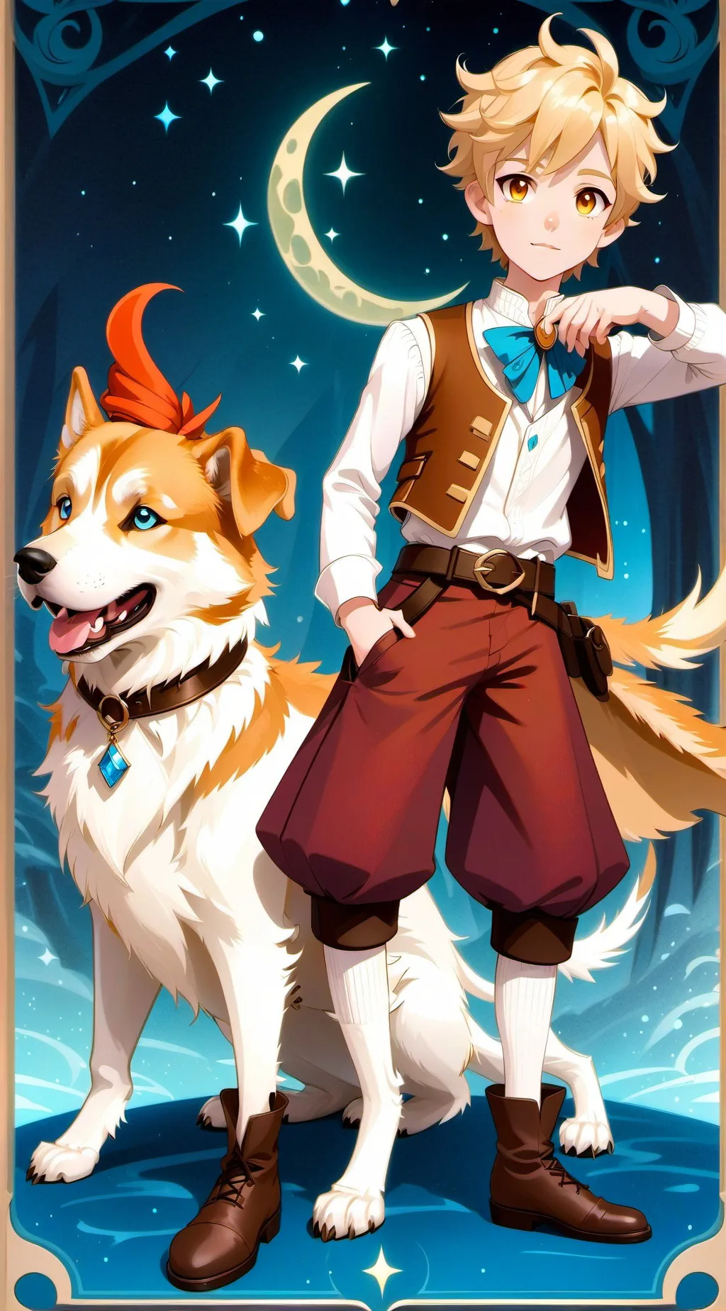 ai character: silentmilk background