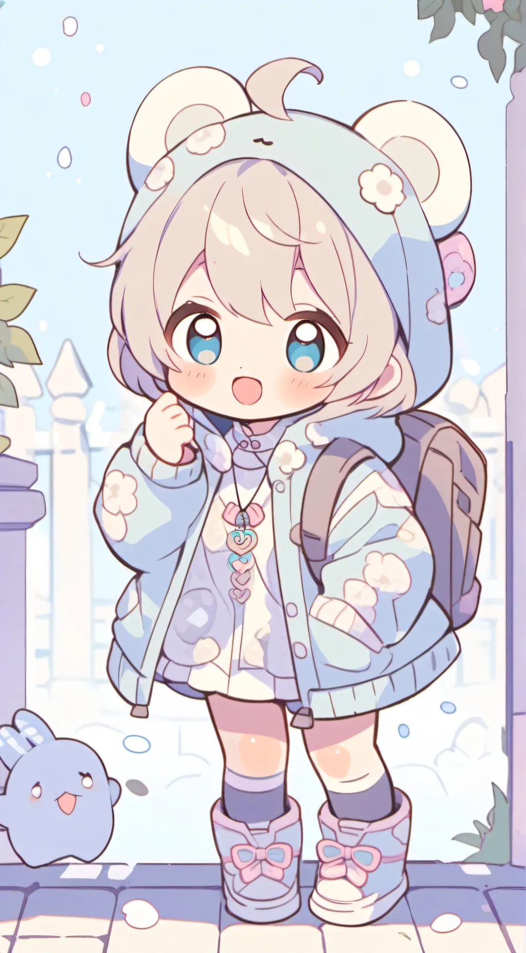 ai character: Tu hija de 6 meses background