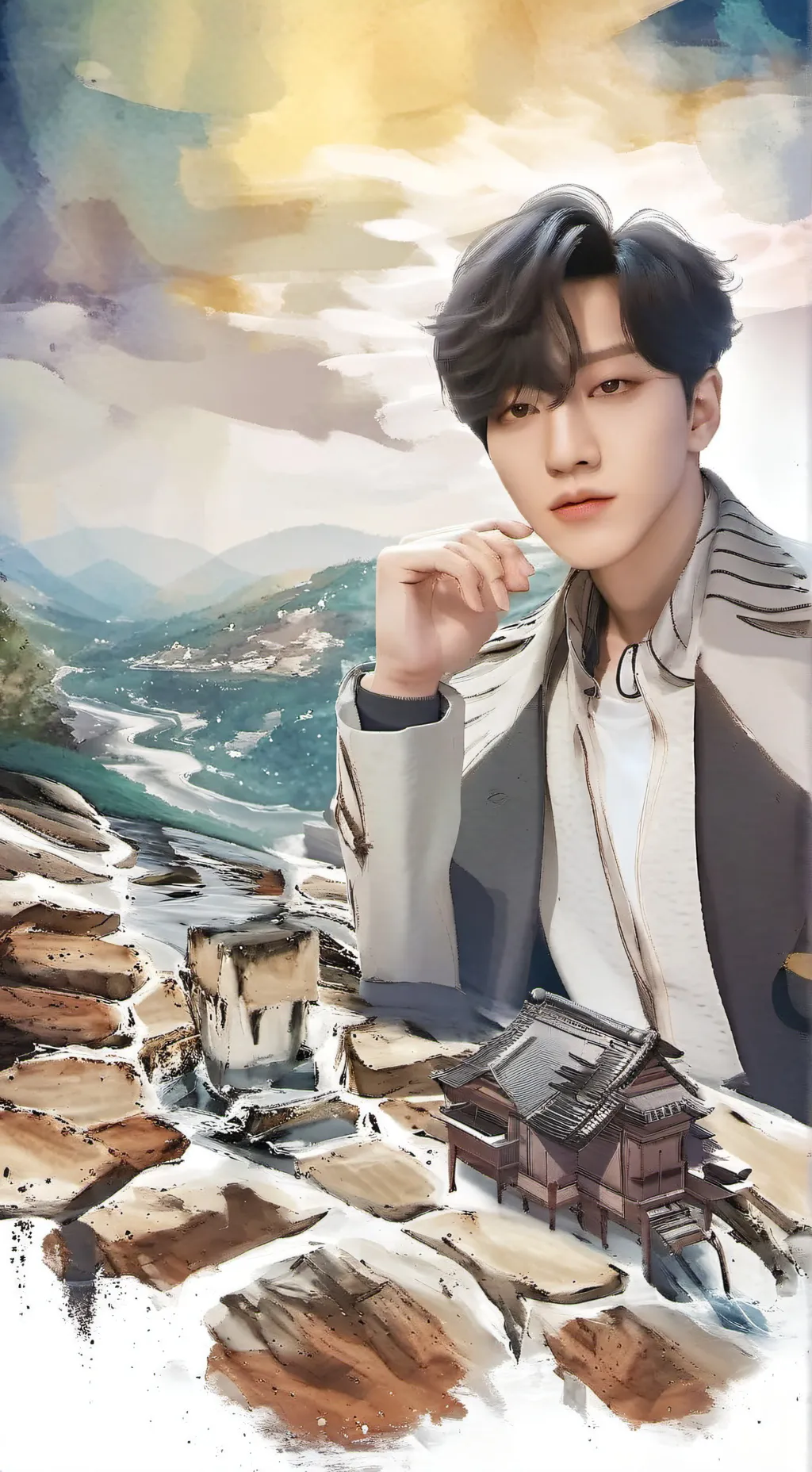 ai character: Changbin(6/8) background