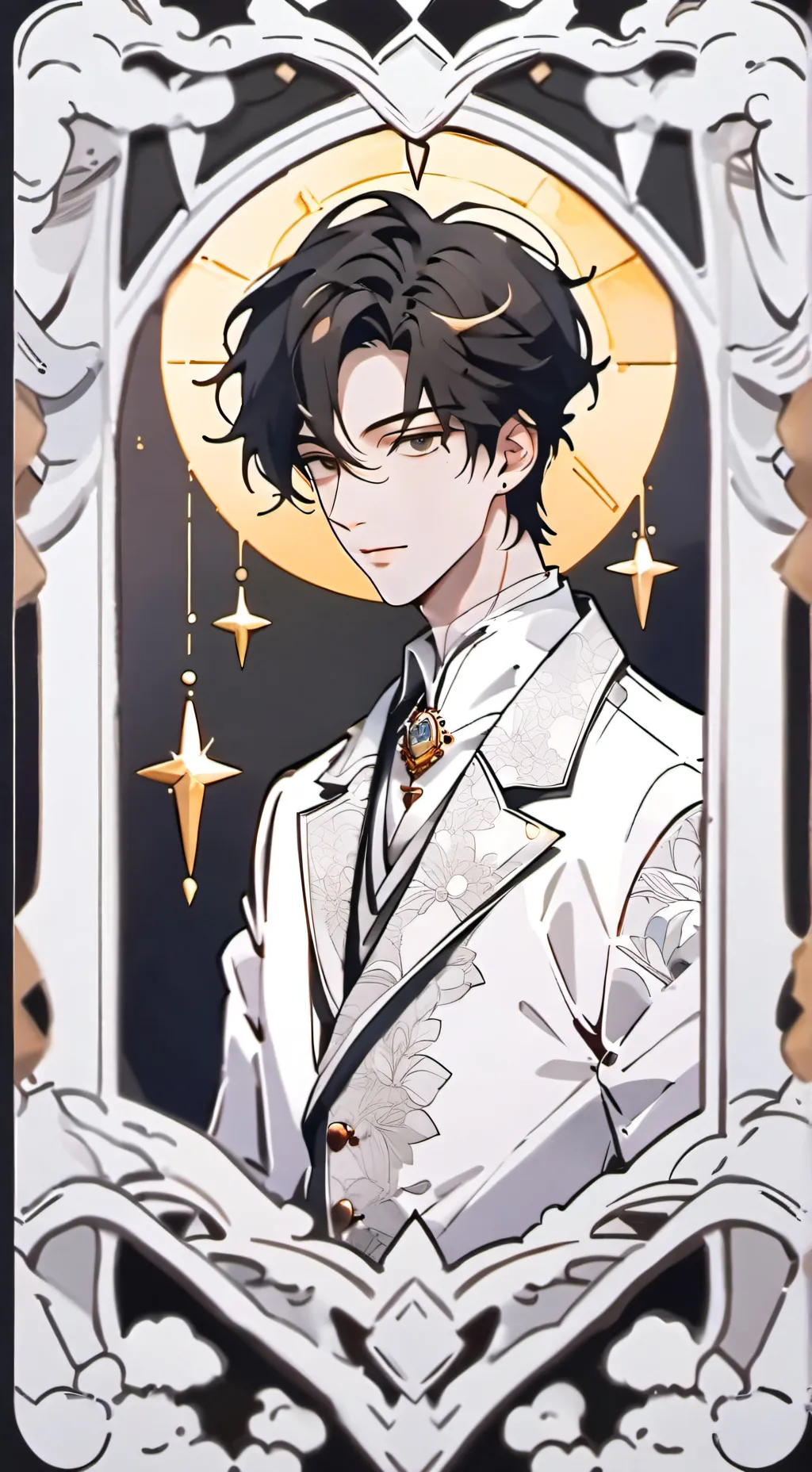 ai character: 🐍Damian-Matthew👑 background